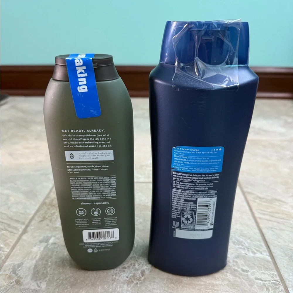 Method Men Juniper Sage Shampoo and Bonus Suave Shampoo